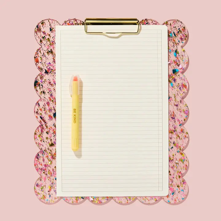 For Fun scallop clip board large