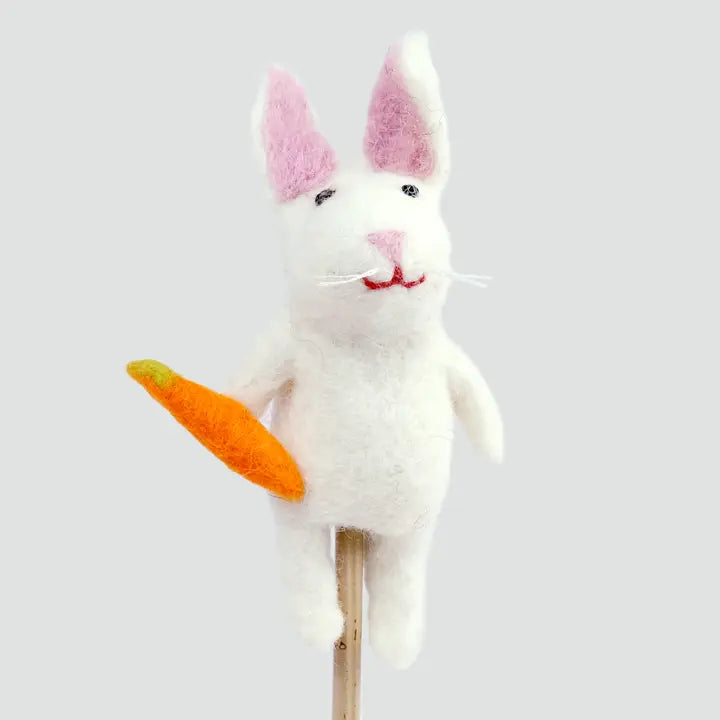 Rabbit Finger Puppet-Little Fish Co.