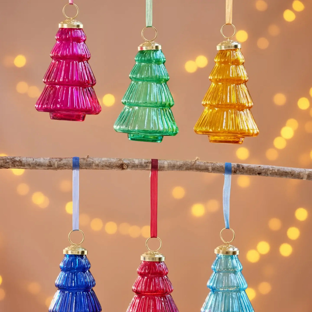 Glass Tree Decoration