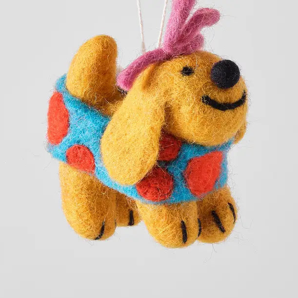 Handmade Fifi Dog Hanging Ornament-Top 30 Christmas-Little Fish Co.
