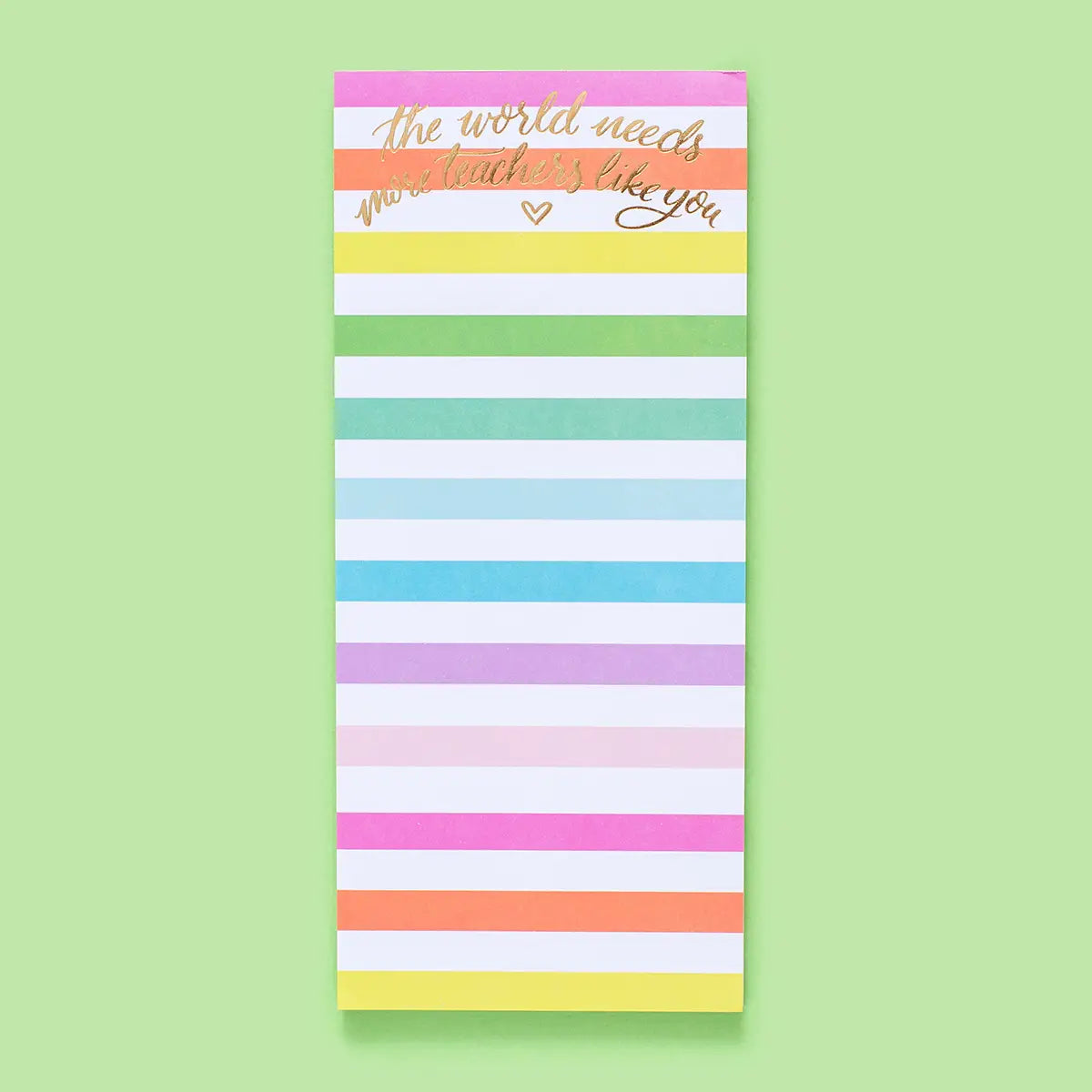 Teacher Skinny List Pad-Little Fish Co.