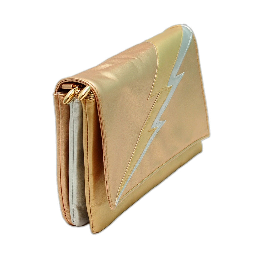 Convertible lightening bolt clutch in Opening night-New Arrivals 2025-Little Fish Co.