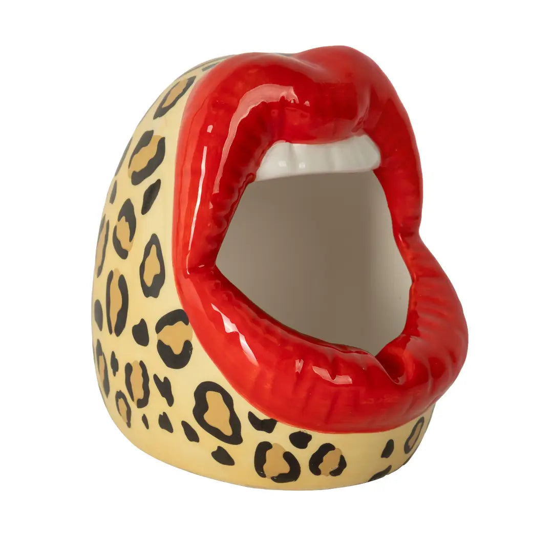 Leopard Lips Ashtray / Container