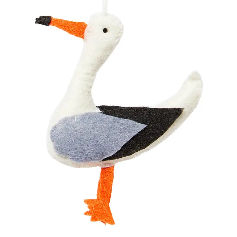 Seagull Felt Ornament