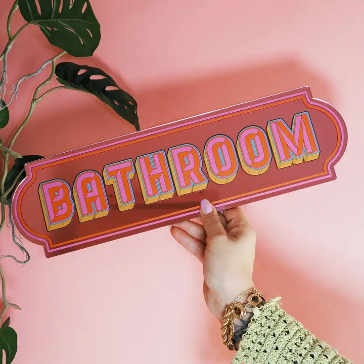 Bathroom- Gold Mirror-Little Fish Co.