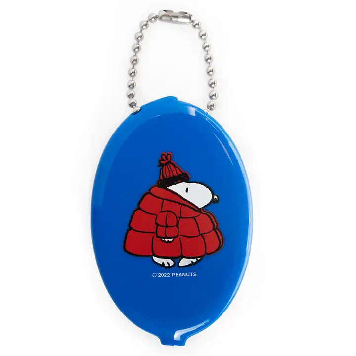 3P4 X Peanuts® - Snoopy Puffy Coat Coin Pouch-Little Fish Co.