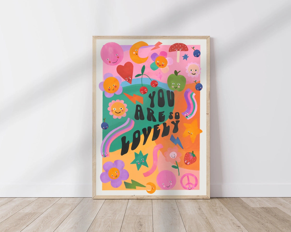 You Are So Lovely Print-Art-Little Fish Co.