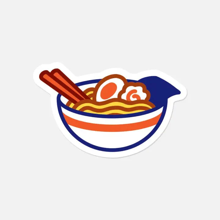 Ramen bowl Vinyl sticker-Top 30 Stationary-Little Fish Co.