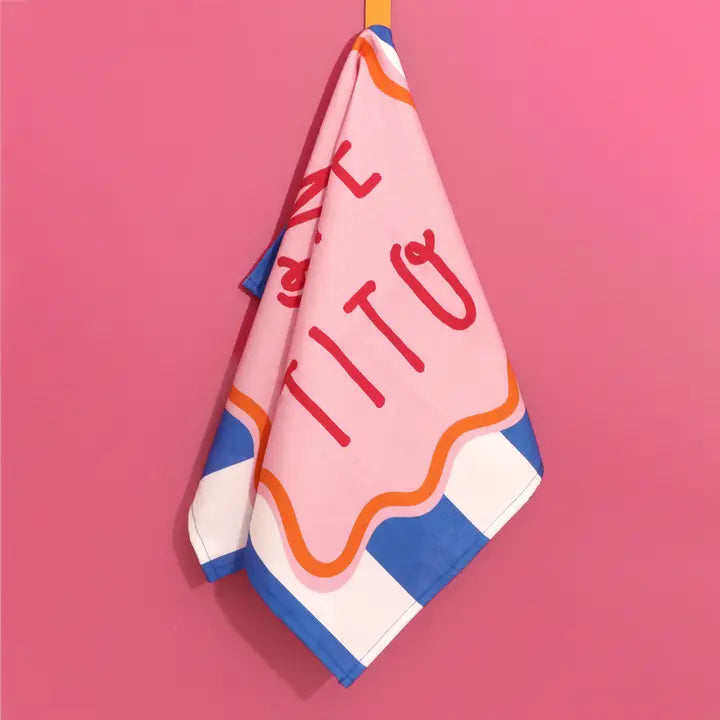 Bon Appetito tea towel-New Arrivals 2025-Little Fish Co.