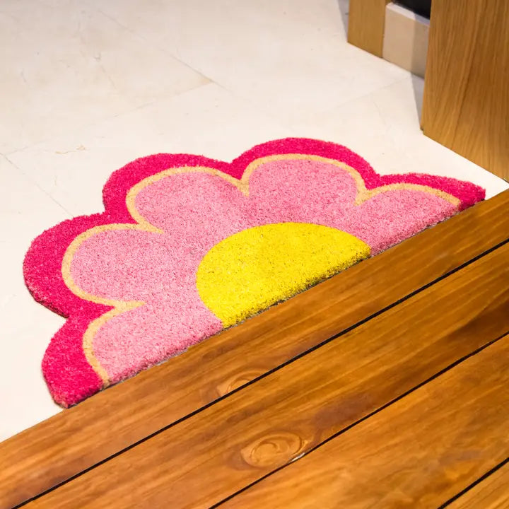 Pink Flower doormat-New Arrivals 2025-Little Fish Co.