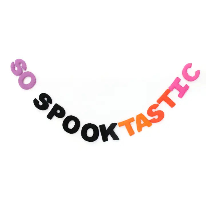 So Spooktastic Halloween Felt Garland-Little Fish Co.