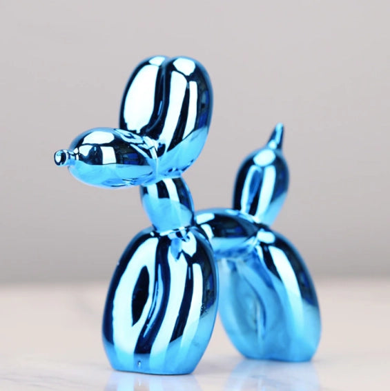 Electroplating balloon Dog -Blue-Top 30 Decor-Little Fish Co.