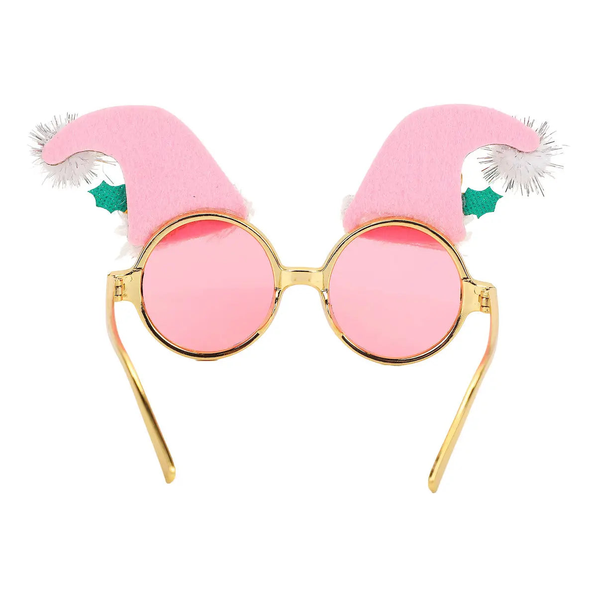 Santa Hat Christmas Glasses