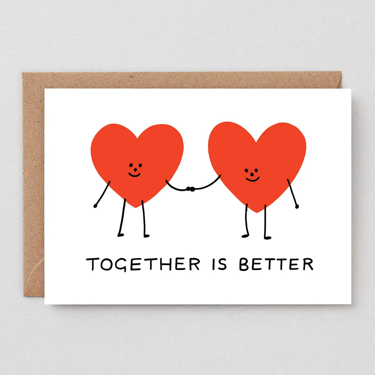 Together Is Better Greetings Card