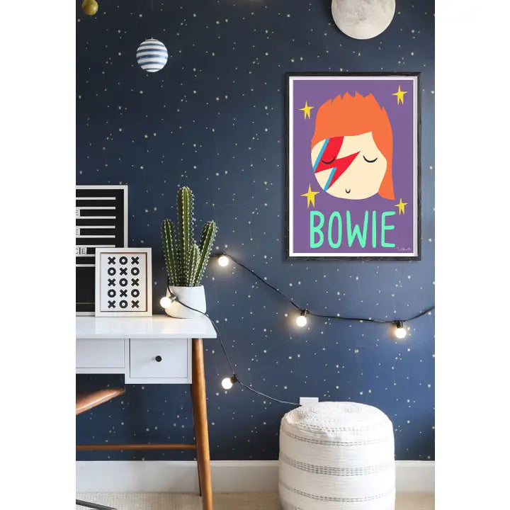 Wolfnoodle Bowie print-Little Fish Co.