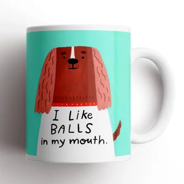 I like balls mug
