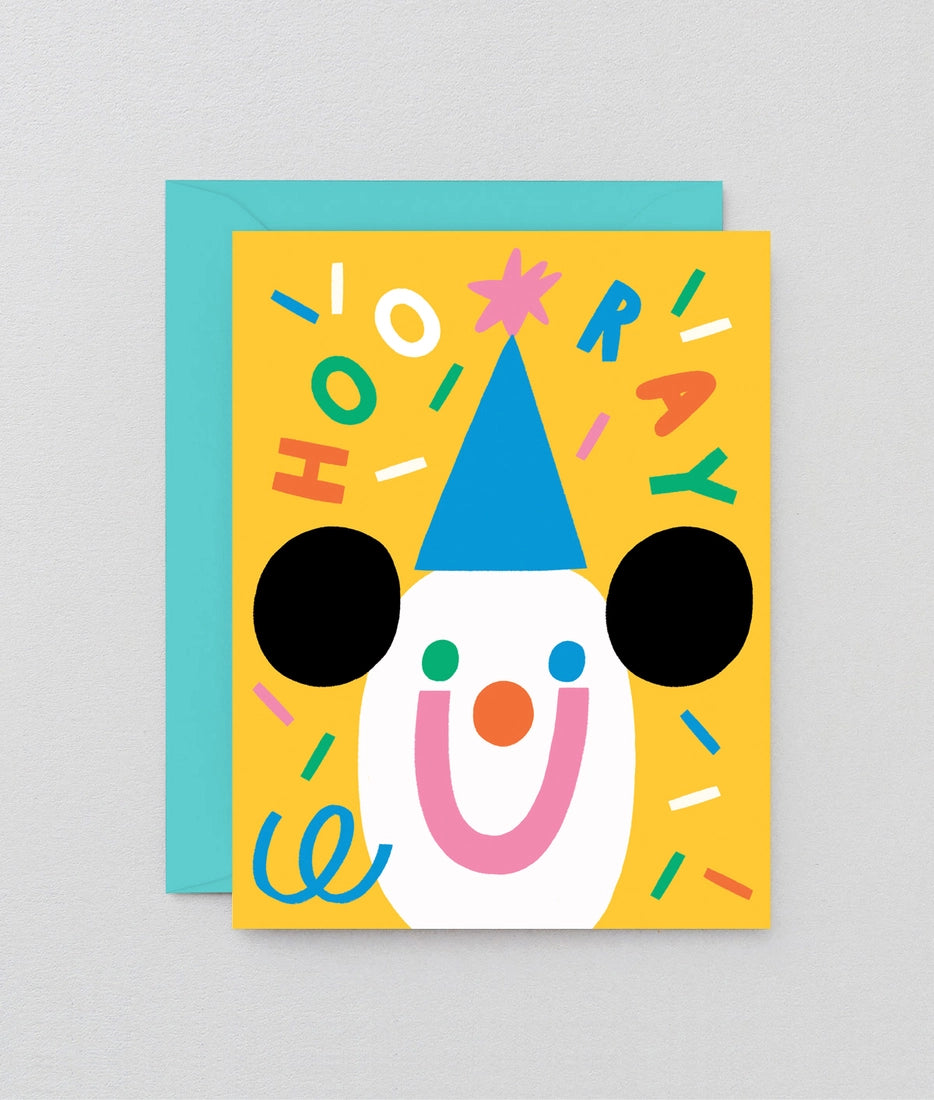 Hooray Confetti greeting card-Fun-Little Fish Co.