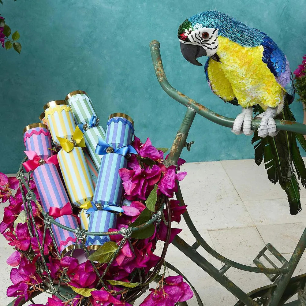 Azure Yellow Belly Parrot Large-Top 30 Christmas-Little Fish Co.
