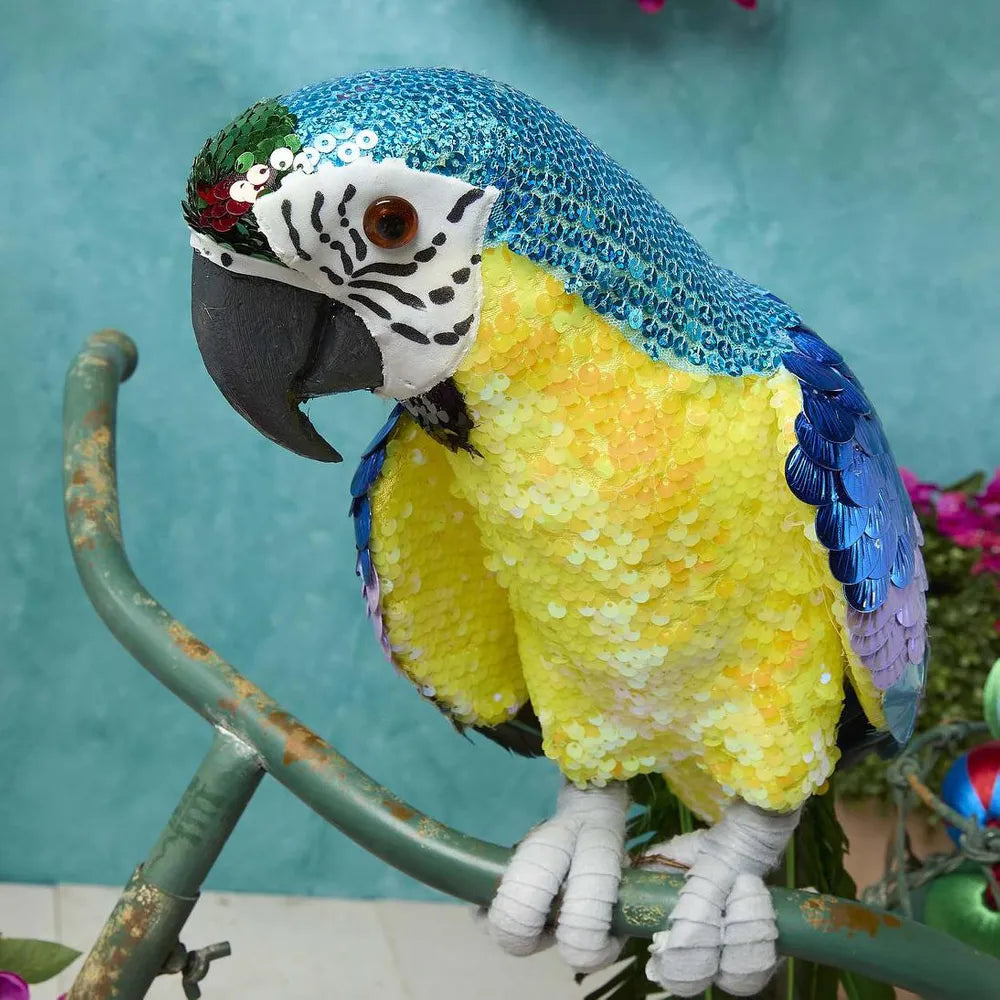 Azure Yellow Belly Parrot Large-Top 30 Christmas-Little Fish Co.
