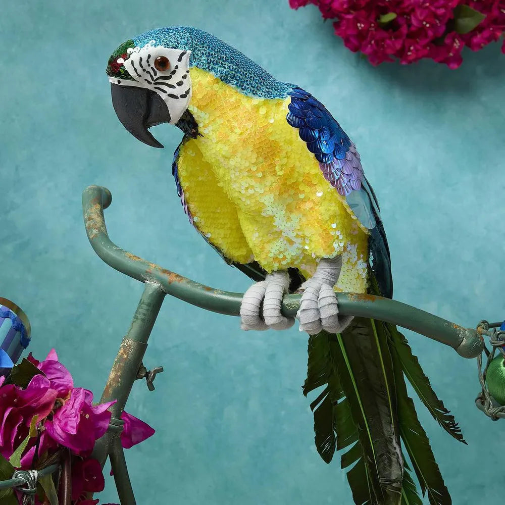 Azure Yellow Belly Parrot Large-Top 30 Christmas-Little Fish Co.