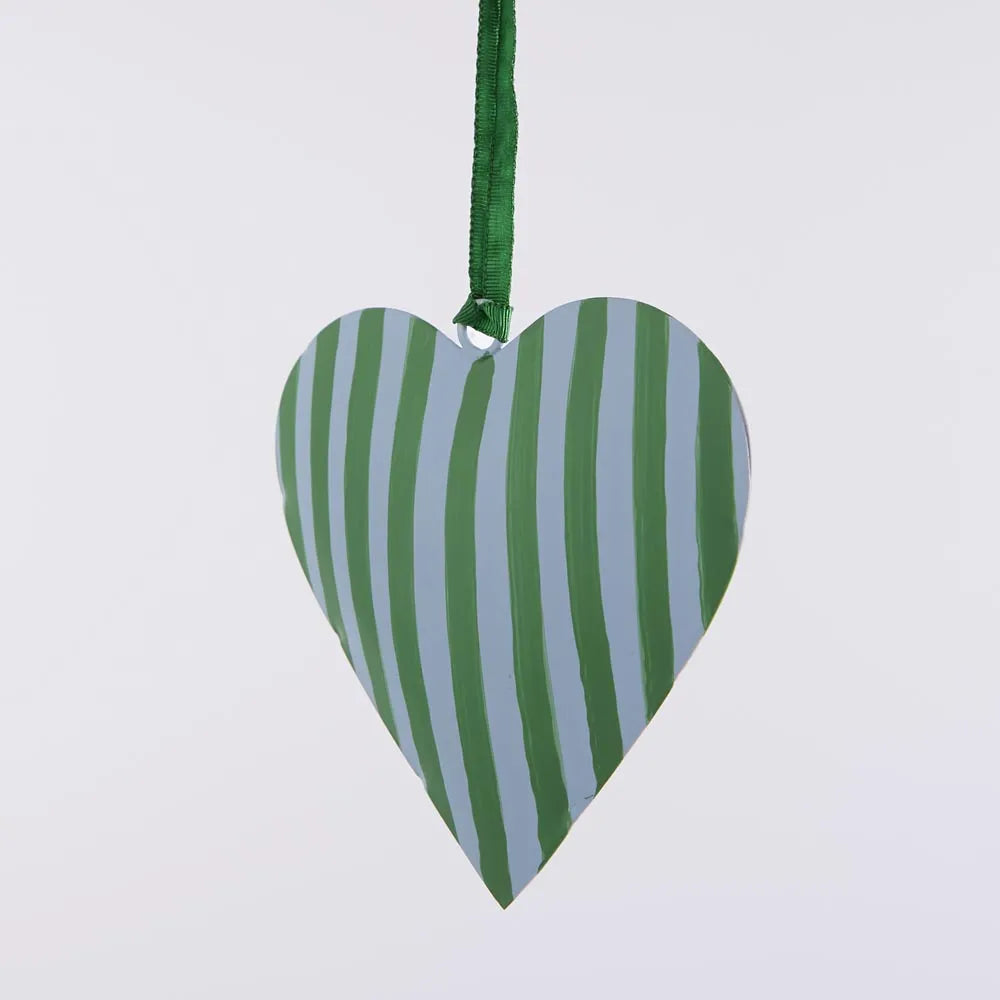 La Dolce Vita Heart Tree Decoration Small Green-Top 30 Christmas-Little Fish Co.