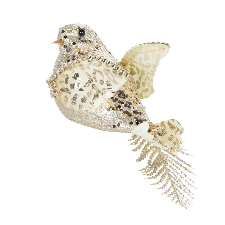 Leo Clip on Bird Gold-Top 30 Christmas-Little Fish Co.