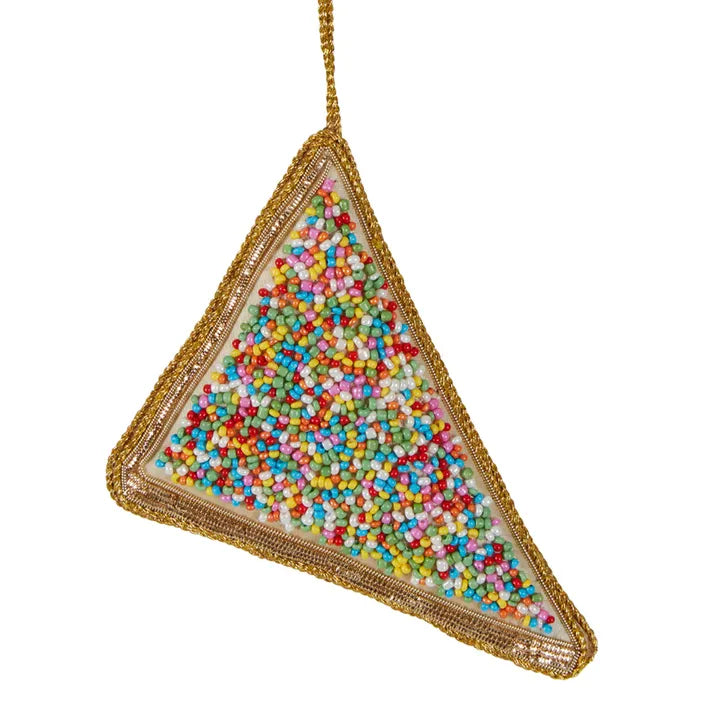 Fairy bread sequin tree decoration-Little Fish Co.