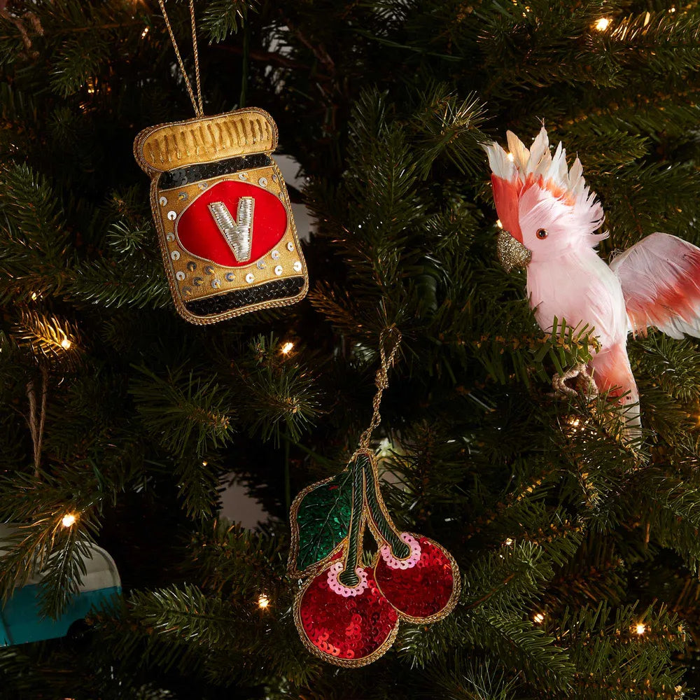 Vegemite sequin tree decoration-Little Fish Co.