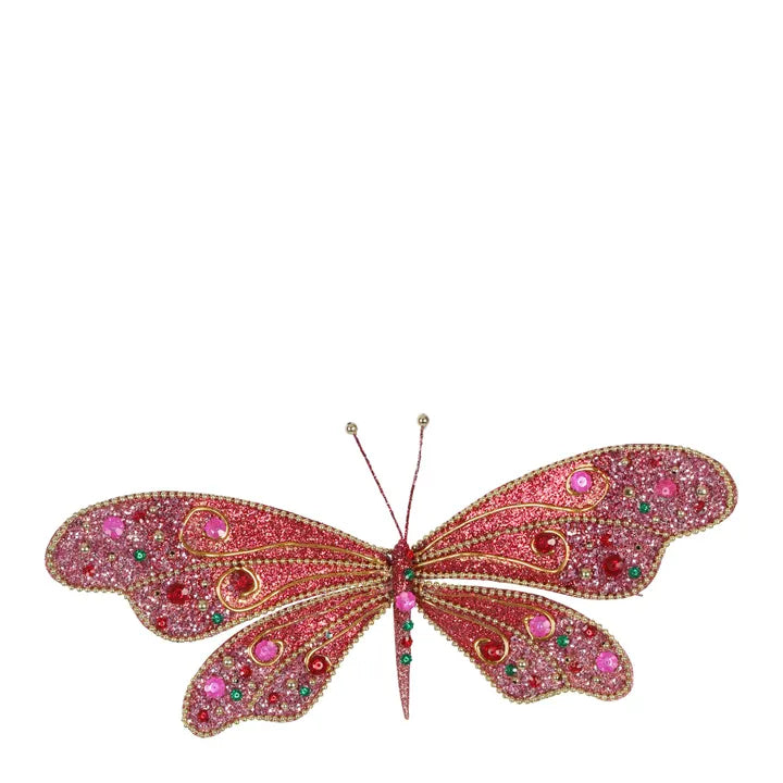 Medium Butterfly Clip in Pink-Little Fish Co.