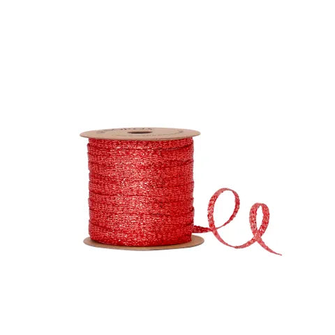 Lumi Ribbon Red 20m x 3mm-Top 30 Christmas-Little Fish Co.