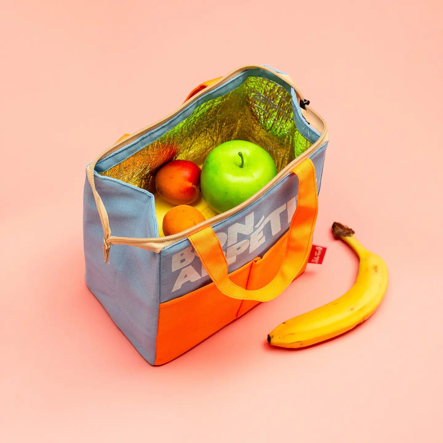 Orange Bon Appétit Lunch Bag-top 30 back to school-Little Fish Co.