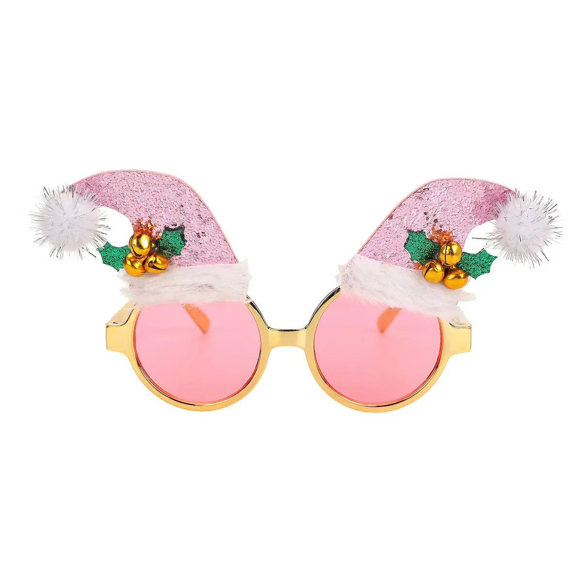 Santa Hat Christmas Glasses