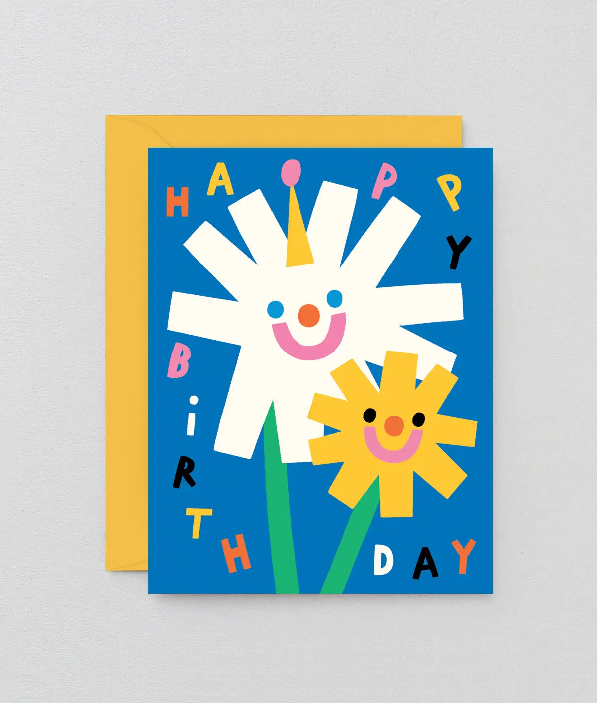 Birthday flowers - greeting card-Fun-Little Fish Co.