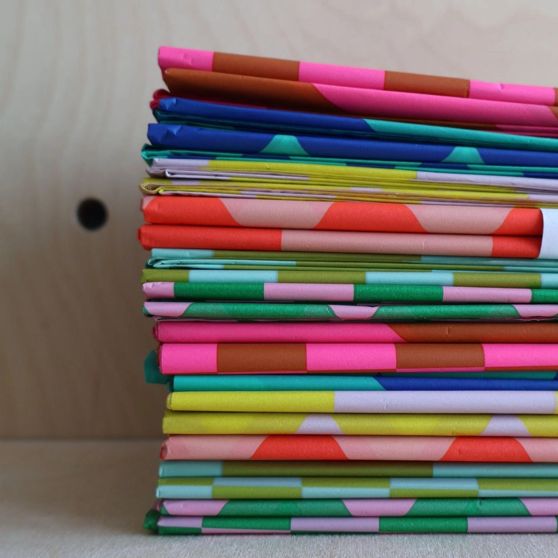 Luxury Patterned Tissue Paper Gift Wrap | Cobalt Blue/Jade-Little Fish Co.