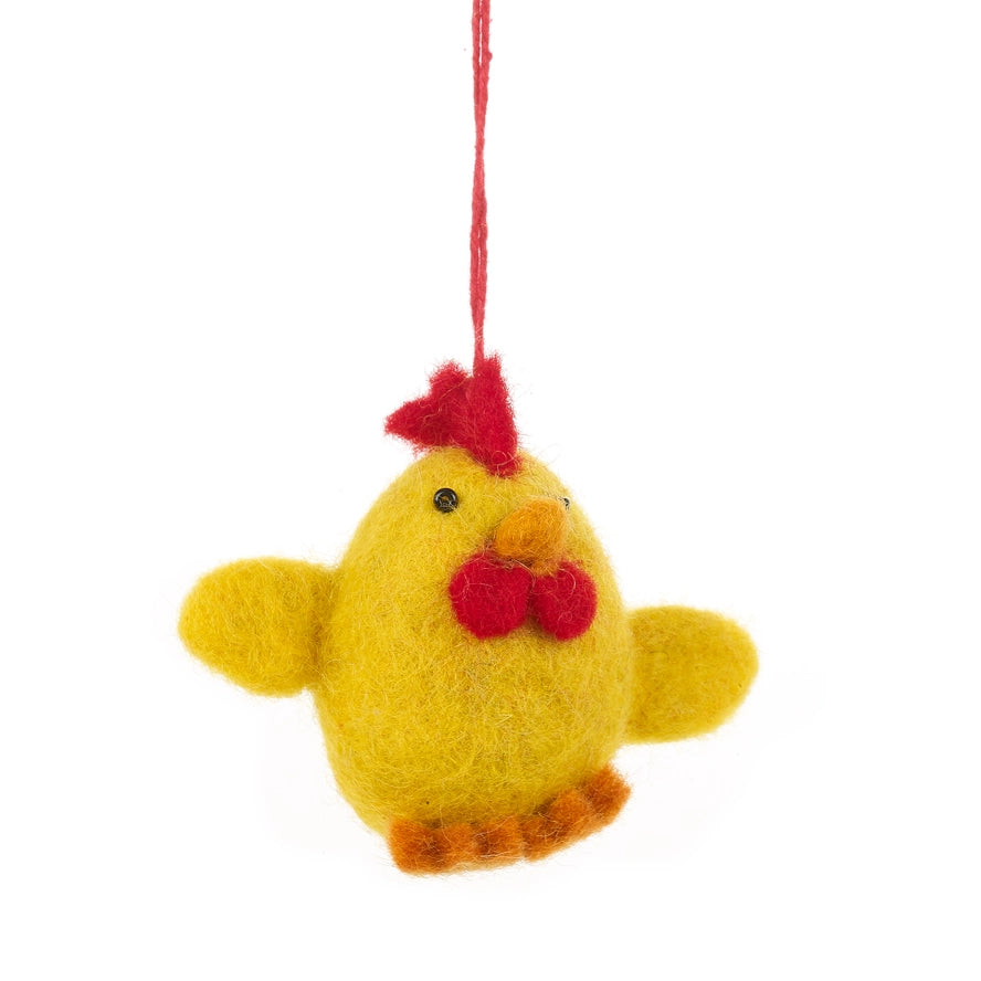 Fair Trade Handmade felt Chicks - Colours assorted-Little Fish Co.