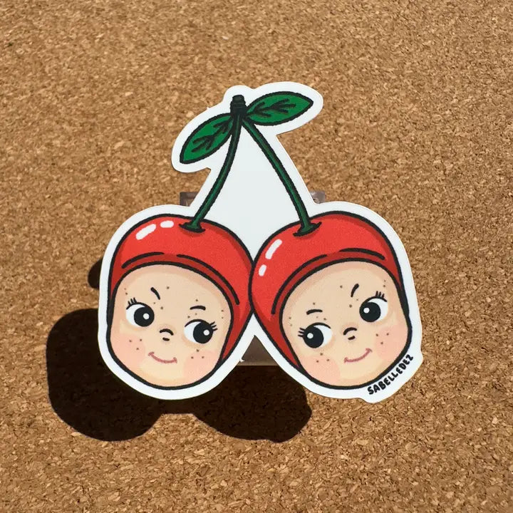 Cherry Babies Angel Sticker-Top 30 Stationary-Little Fish Co.