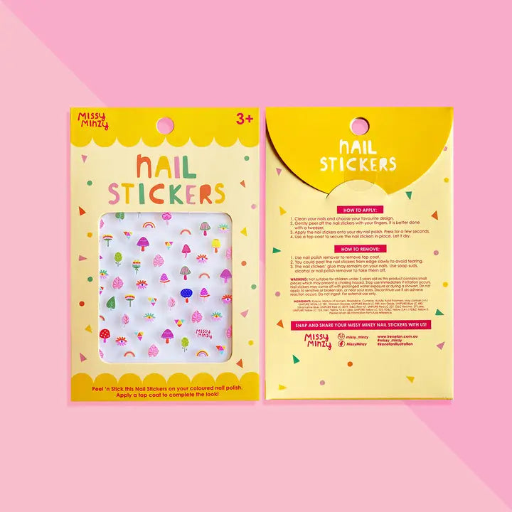 Wonderland Nail stickers-Little Fish Co.
