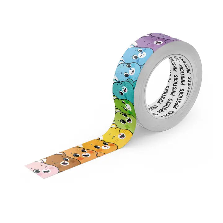 Care Bears fun faces washi tape-Little Fish Co.