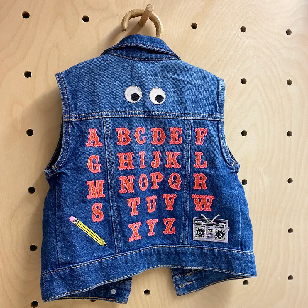 Iron on patch - Letter B-Fun-Little Fish Co.