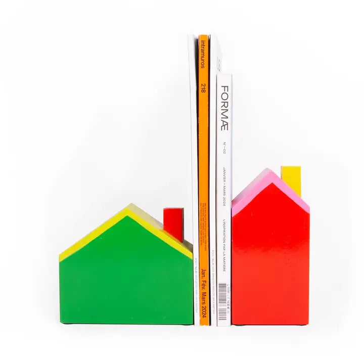 Playful House Bookends Set of 2