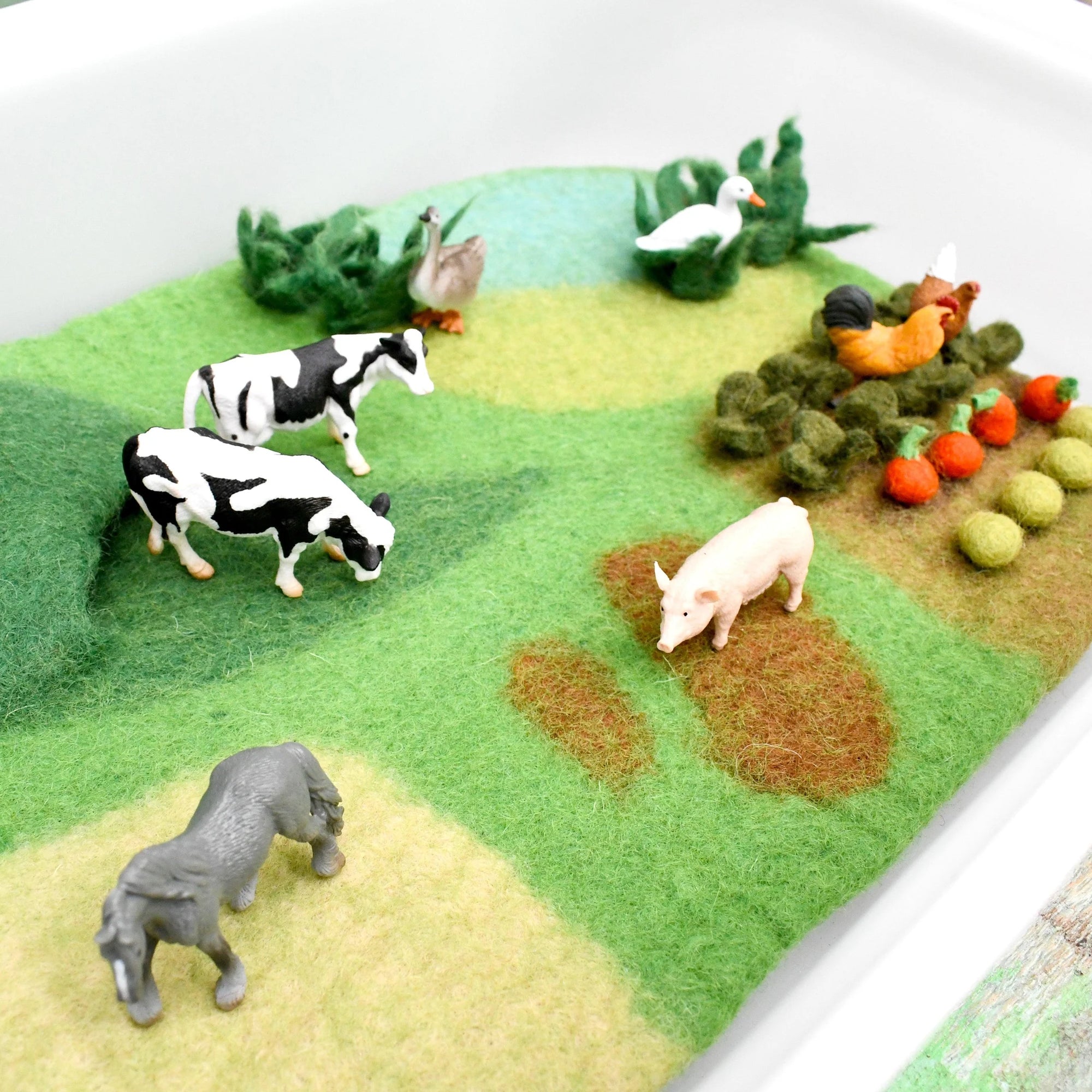 Small Farm Felt Playmat Playscape-Fun-Little Fish Co.