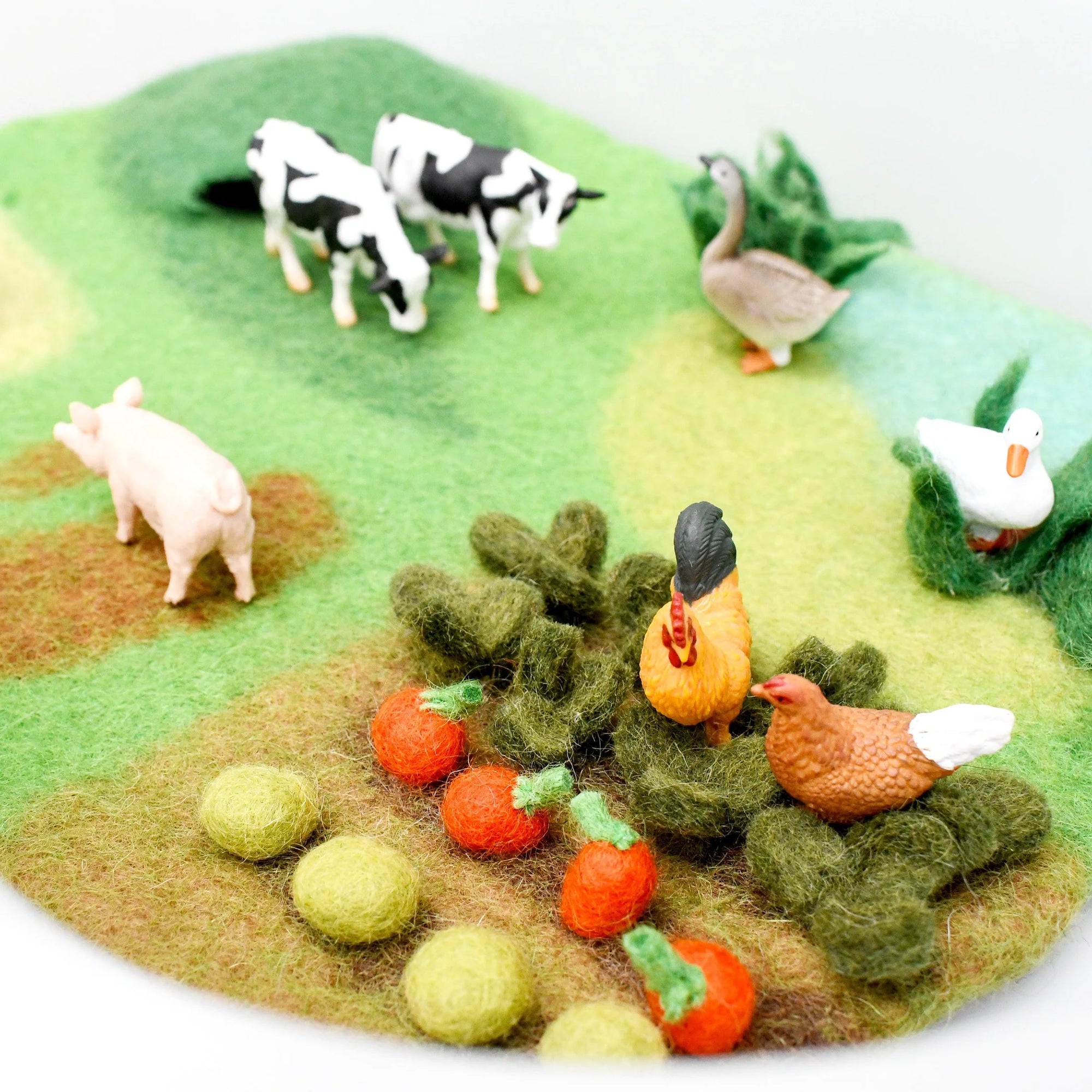 Small Farm Felt Playmat Playscape-Fun-Little Fish Co.