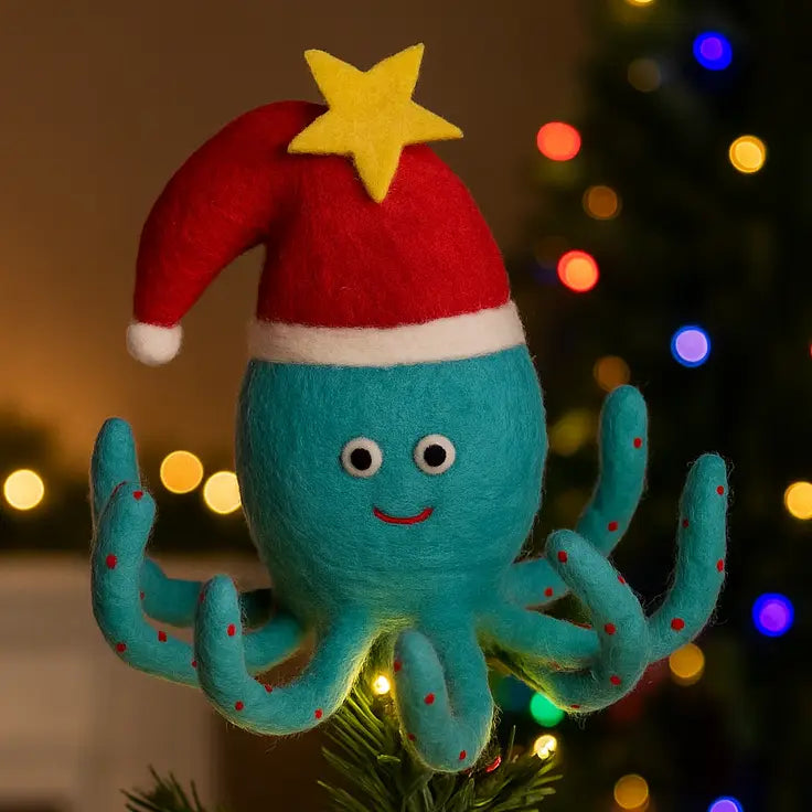 Handmade Octopus Star Tree Topper