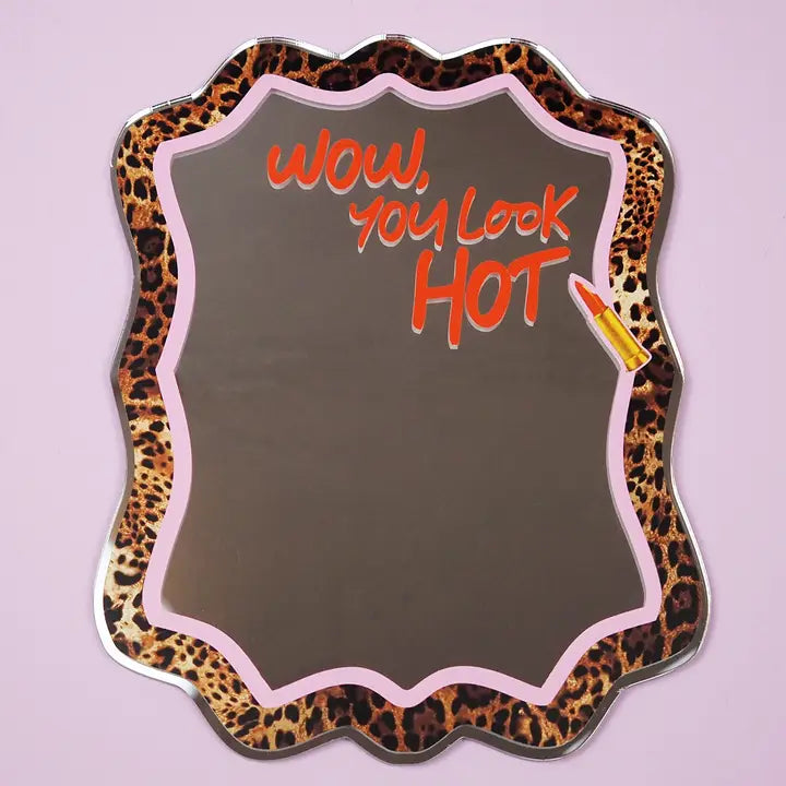 Leopard and Lippy Mirror S / L sizes available-New Arrivals 2025-Little Fish Co.