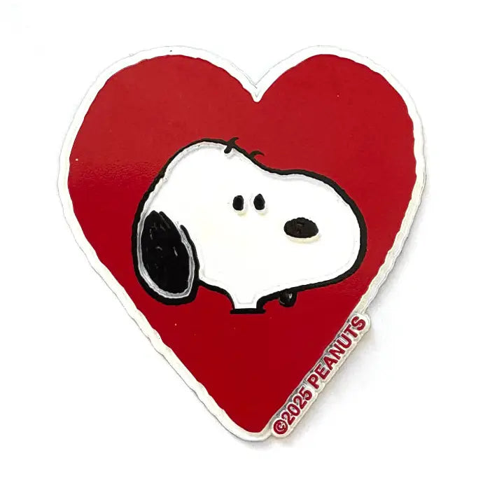 3P4 X Peanuts® - Snoopy Heart Classic Fridge Magnet-Little Fish Co.