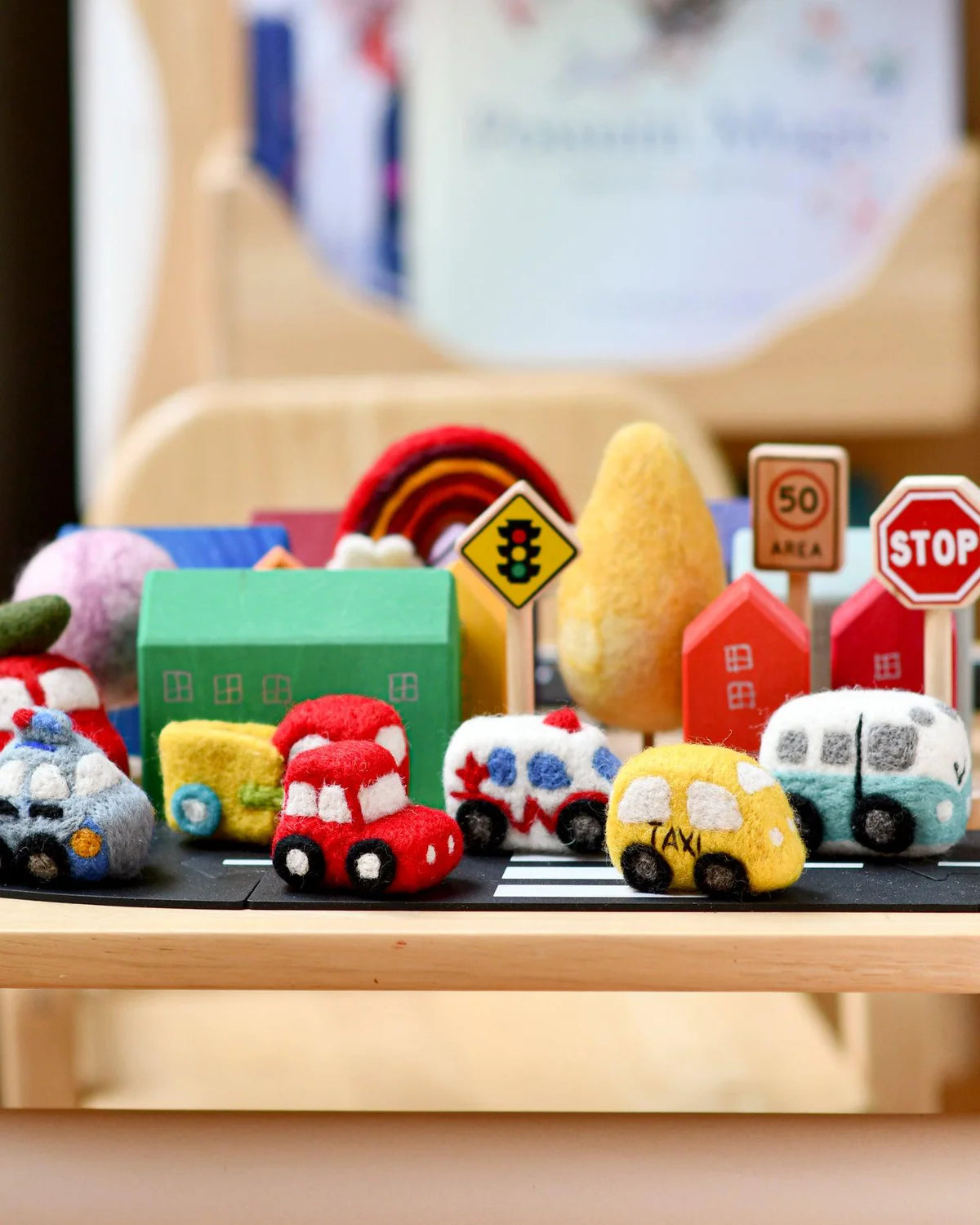 Felt Police Vehicle Toy-Fun-Little Fish Co.