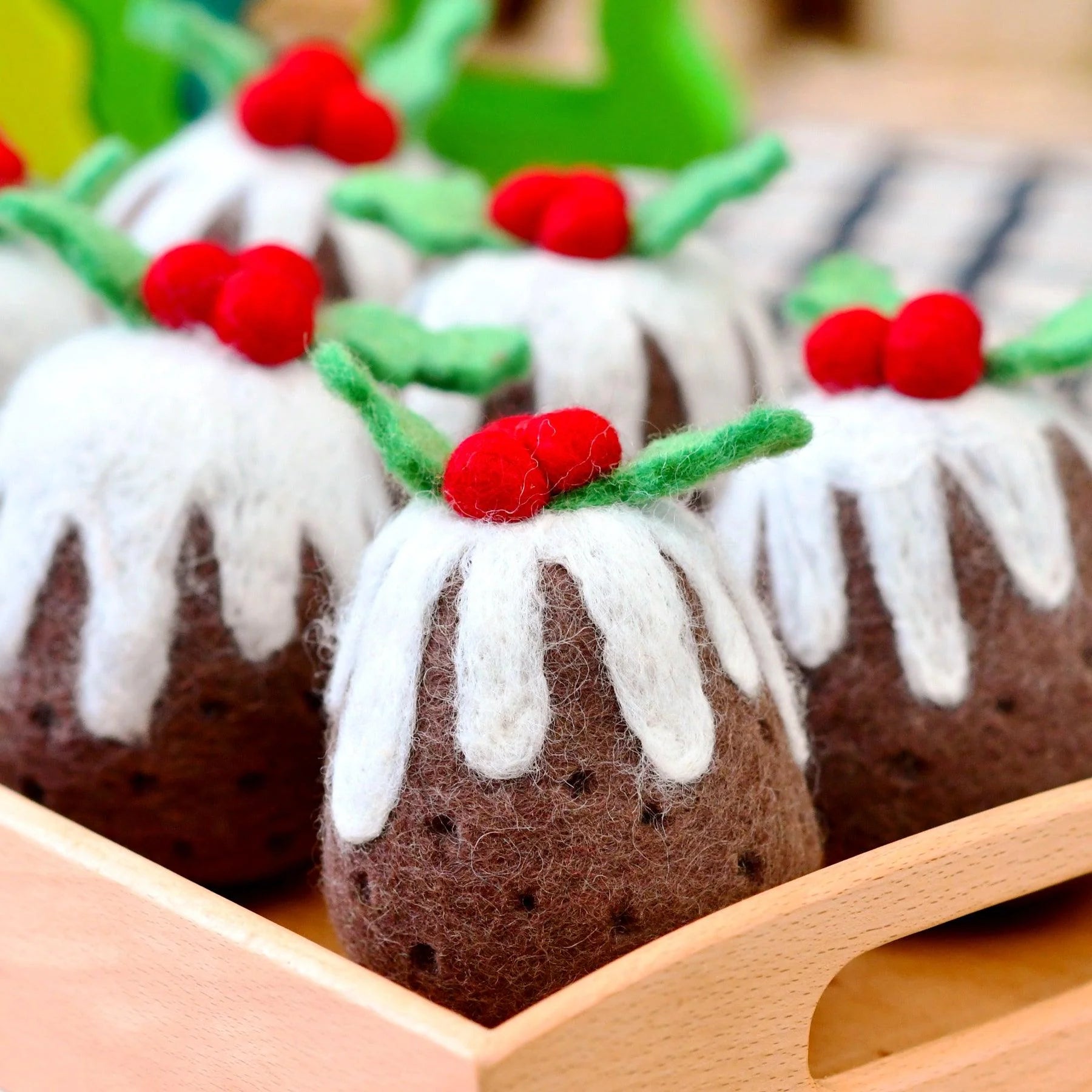 Felt Christmas Pudding (Tall)-Fun-Little Fish Co.