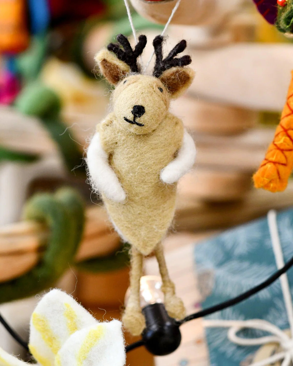 Felt Reindeer Doll Ornament-Fun-Little Fish Co.