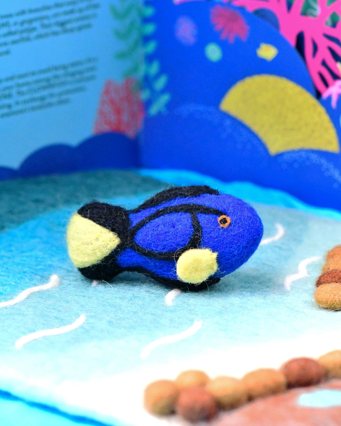 Felt blue tang fish-Fun-Little Fish Co.