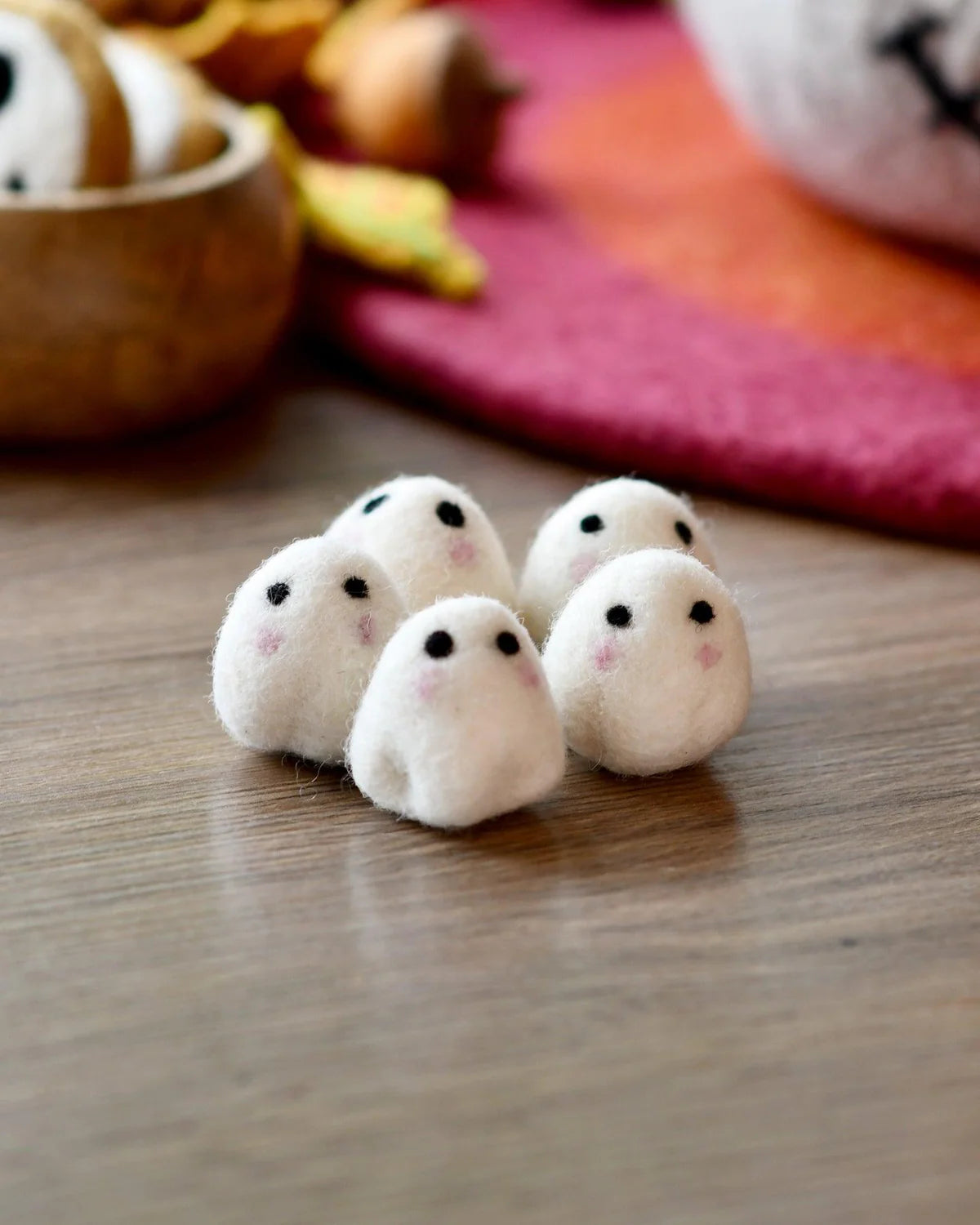 Felt Cute Ghosts set of 5-Fun-Little Fish Co.